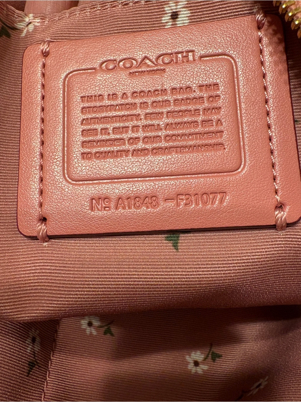 Coach Kelsey Pink Pebbled Leather Satchel with Gold Hardware - Picture 10 of 12